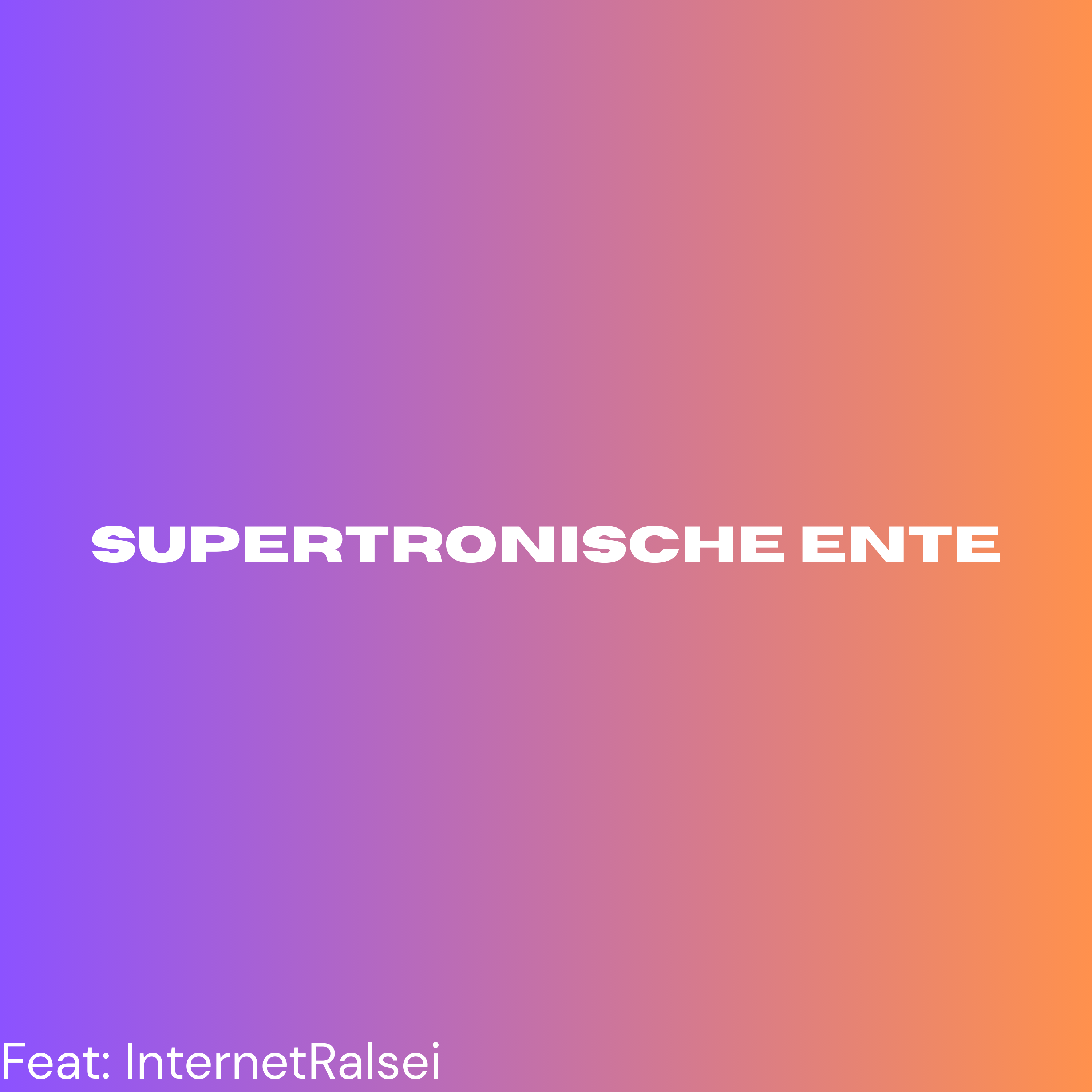 SUPERTRONISCHE ENTE cover